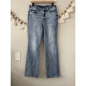 Judy Blue Ashley Mid Rise Bootcut Jeans Stretchy Med Wash Boho Western Casual 31